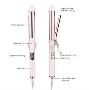 Mesky Hurt Net Rouge 32mm Grand Rouleau Rouleaux Négatif Fer Attelle Automatique Wave Maker Curling Baguette Bâton Mini Cheveux Bigoudi Machine - Product Image 3