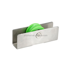 Yüksek kalite paslanmaz çelik sürgülü pencere yeşil naylon Pom rulman silindir kasnak Modern tasarım tarzı - Product Image 6