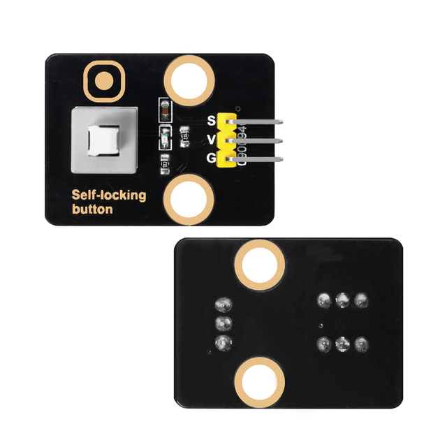 High Quality Stem Programming Push Switch Button Self-Locking Button Module for Arduino