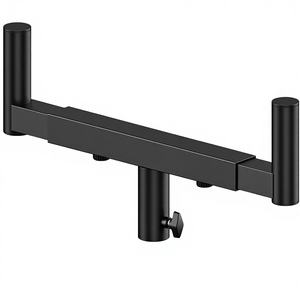 Soporte de doble horquilla de alta resistencia Rimous, ancho ajustable de 13.78"-20.47", barra de montaje para un solo altavoz con orificio para poste de 35 mm para altavoces PA/<span class=keywords><strong>DJ</strong></span> - Product Image 1