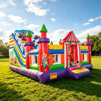 Fabrikpreis Große Aufblasbare Rutsche aus PVC in Gewerbequalität, Buntes Hüpfburg-Set für Kinder-Outdoor-Partys und Vermietung