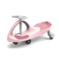 Volante 360 per kiddie ride per auto al plasma con altalena da divertimento rosa