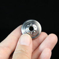 Gyroscope créatif en acier inoxydable UFO pour adultes, jouet anti-stress en métal, mini spinner de bureau EDC