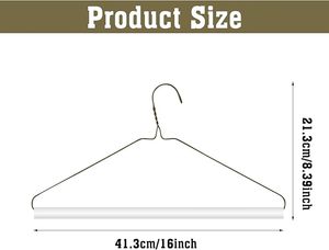 Appendiabiti per pantaloni da 16 pollici, 14,5 g, con scatola in cartone da 500 pezzi per lavanderie a secco - Product Image 3