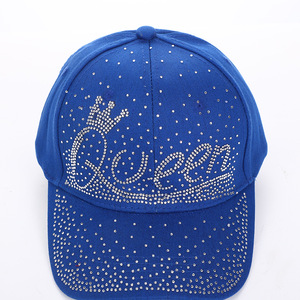 Nuovo Cappello da Baseball con Scritta QUEEN in Diamanti, Stile Europeo e Americano, Visiera Curva con Diamanti Incastonati, Cappello Parasole Tinta Unita - Product Image 5