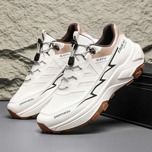 Black Knight New Ins Windproof Wear-Resistant <b>Thick</b> Bottom Interior Casual Work Shoes Dad Shoes for Comfortable Walking - Product Image 3