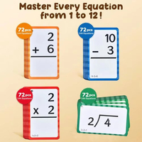 Tableau de Multiplication avec Cartes Flash Multiples, Outil d'Apprentissage des Mathématiques, Jouet Sensoriel Mathématique, Éducation Préscolaire
