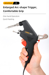 Pistola <span class=keywords><strong>de</strong></span> <span class=keywords><strong>Soldar</strong></span> LK380 <span class=keywords><strong>de</strong></span> 80W con Alimentador Automático <span class=keywords><strong>de</strong></span> Estaño, Operación con una Sola <span class=keywords><strong>Mano</strong></span>, Máquina <span class=keywords><strong>de</strong></span> Soldadura para Reparaciones - Product Image 2