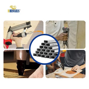 Factory 20GA 10J U-Shaped Nails Clavos 1006J-1022J Galvanized Pneumatic Pin Sofa Furniture Upholstery <strong>Diamond</strong> Point 11.2mm OEM - Product Image 5