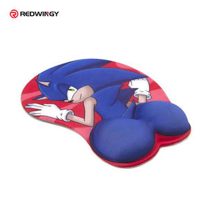 Alfombrilla de Ratón para Juegos Personalizada con Reposamuñecas, Alfombrilla de Ratón Impresa en 3D con Diseño de <span class=keywords><strong>Anime</strong></span>, Soporte de Gel de Silicona para Muñeca - Product Image 2