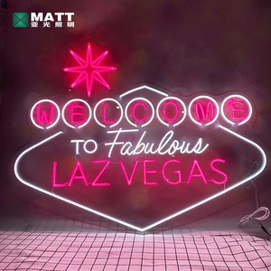 Dropshipping không có moq tùy chỉnh chào đón để Las Vegas Neon dấu hiệu cổ điển <span class=keywords><strong>LED</strong></span> Acrylic neon ánh sáng cho phòng ngủ thanh tường nghệ thuật trang trí nội thất - Product Image 6