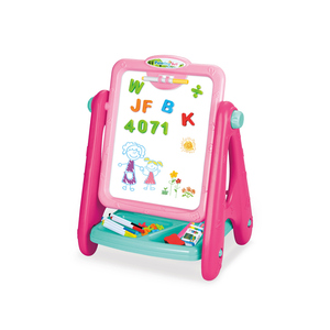 Pädagogisches Kinder-Zeichenbrett-Set mit Doppelseitiger Tafel für Buchstaben und Zahlen - Product Image 1