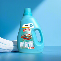 Détergent liquide pour lessive en bouteille, parfum lavande, marque personnalisée, écologique, pour lavage à la main et en machine