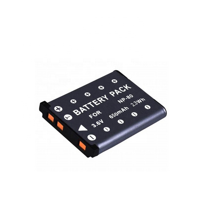 New 3.7V 700mAh Camera Battery Replacement for Casio NP-80 NP80 Exilim EX-G1 EX-H50 EX-JE10