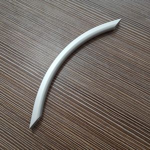 Modern minimalist mobilya alüminyum alaşımlı mobilya kolu okside mat dolap çekmece kolu kavisli kolu - Product Image 1