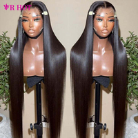 Peluca de Cabello Humano Virgen sin Pegamento con Encaje Frontal Completo HD 13x6 Pre-cortada al por Mayor, Ondas Profundas/Agua, Peluca de Cabello Humano con Encaje Frontal HD 13x4