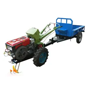 Einfach zu bedienende und effiziente landwirtschaft liche Mikro traktor Rotary Tilling Ridging/10-20 Walking Traktor Säen und Düngen Mach