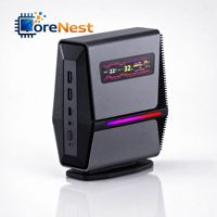 Mini PC CoreNest con Monitor, AMD Ryzen 7 8845HS, 8 Núcleos, 16 Subprocesos, Windows 11, GPU Radeon 780M, DDR5