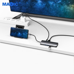 Suitable Computer Hardware Software 9 in 1 Type C to 4K TF USB 3.0 1000M RJ45 <b>Ethernet</b> Hub USB C Multiport <b>Adapter</b> USB Hub - Product Image 5