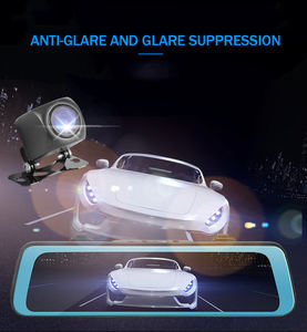 2025new 10 pouces 24H enregistreur miroir Full HD 1080P voiture Dash Cam double objectif enregistreur vidéo conduite boîte noire voiture DVR WIFI Info - Product Image 5