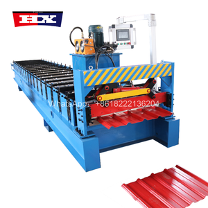 Nhà máy bán tốc độ cao Tự động Roof Panel cuộn tạo thành máy từ Trung Quốc hình thang cuộn tạo thành máy - Product Image 5