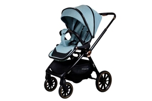 Carritos de Bebé Plegables Cuatro en Uno al por Mayor, Cinturón de Seguridad de Cinco Puntos, Ruedas con Absorción de Impactos, Diseño Portátil de Tela de Lino - Product Image 2