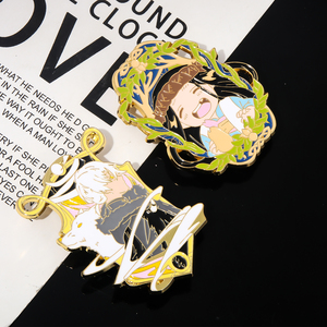 Nuevo estilo Anime a tu eternidad broche figura de dibujos animados Fumetsu No <span class=keywords><strong>Anata</strong></span> mochila ropa solapa pines - Product Image 4