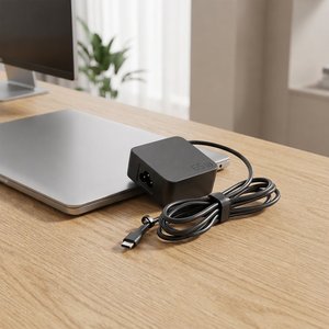 Chargeur d'ordinateur portable USB-C GaN 65W, adaptateur d'alimentation PD Type-C universel pour Lenovo HP Dell Asus <span class=keywords><strong>Huawei</strong></span> Matebook <span class=keywords><strong>Chromebook</strong></span> - Product Image 1