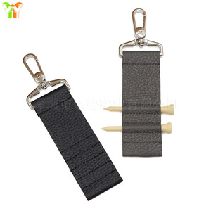 Cross-border leather <b>golf</b> club peg storage case with lychee pattern, portable and hanging <b>golf</b> club TEE accessory storage. - Product Image 2