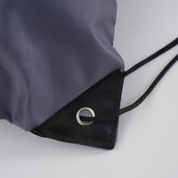 Vente en gros de sacs à provisions en polyester pliable personnalisé sac à cordon avec chaussure sac de sport à cordon avec logo en promotion
