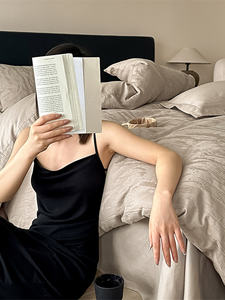 Ägyptische Baumwolle 200TC Geometric Light Luxus bett Vierteiliges Set Verdicktes Weben - Product Image 2