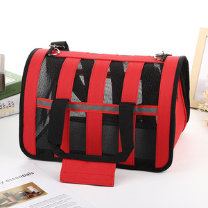 Thoáng Khí Pet Dog <span class=keywords><strong>Carrier</strong></span> Du Lịch Ngoài Trời Túi Xách Có Thể Gập Lại Pouch Lưới Oxford Có Thể Điều Chỉnh Thoải Mái An Toàn Chỗ Ngồi Con Chó Con Độn Dây Đeo - Product Image 3