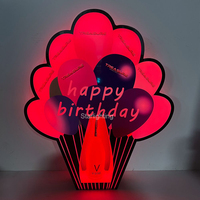 Présentoir LED en acrylique en forme de ballon pour bouteilles, glorificateur de vin, support de présentation VIP pour champagne, pour discothèque, bar, fête, lounge