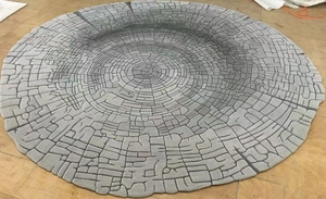 Cao cấp tùy chỉnh Tay Chần New Zealand len thảm kích thước lớn sang trọng handmade Viscose Thảm phòng khách biệt thự khách sạn Hội trường - Product Image 5