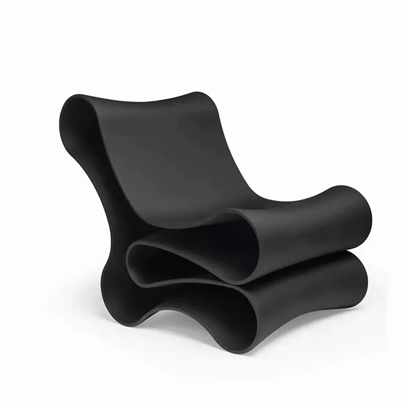 Sedia creativa per il tempo libero in fibra di vetro mobile divano singolo in resina in acrilico sedia singola
