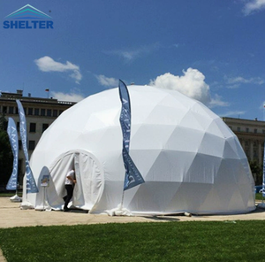 Carpa Domo Geodésica de Acero Resistente de Alta Calidad de 950g para <span class=keywords><strong>Turismo</strong></span> al Aire Libre, para Estancias en Resorts y Parques Ecológicos - Product Image 4