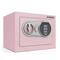 CEQSAFE Digital Security Mini Safe Edelstahl Schließfach für Geld Home Office Hotel