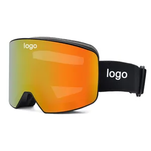 새로운 디자이너 Uv400 안티-안개 남자 여자 지원 작은 주문 도매 눈 안경 스키 고글