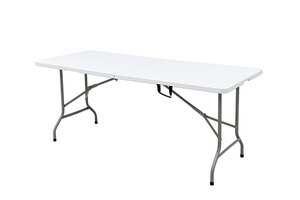 <span class=keywords><strong>Precio</strong></span> barato Ventaja Plegable Rectangular Blanco 180cm Plástico 6 pies <span class=keywords><strong>Mesa</strong></span> plegable <span class=keywords><strong>de</strong></span> plástico - Product Image 2