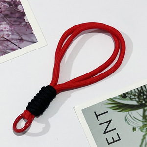 Longe de téléphone réglable sangle tissée courte bracelet anti-perte adapté à une utilisation quotidienne conception de bloc de couleur durable et légère - Product Image 4