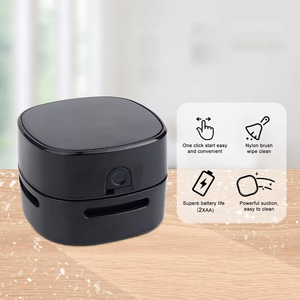Nettoyeur de bureau rechargeable avec plateau en acrylique, mini <span class=keywords><strong>aspirateur</strong></span> portable - Product Image 3