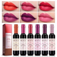 Teinte à lèvres en forme de bouteille de vin ALIVER transfrontalière, nourrissante, hydratante, illumine le teint, longue tenue, résiste aux plis