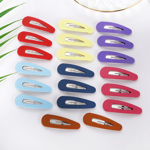 Pinces à cheveux en acrylique couleur bonbon 12 cm, forme géométrique goutte d'eau, légères, pour usage quotidien - Product Image 2
