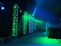 Support de truss léger en alliage d'aluminium avec plaque de base pour clubs