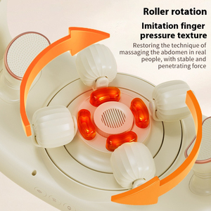 Cinturón de masaje de grasa para pérdida de peso corporal, masajeador corporal vibratorio y adelgazante, masaje <span class=keywords><strong>abdominal</strong></span> eléctrico - Product Image 2