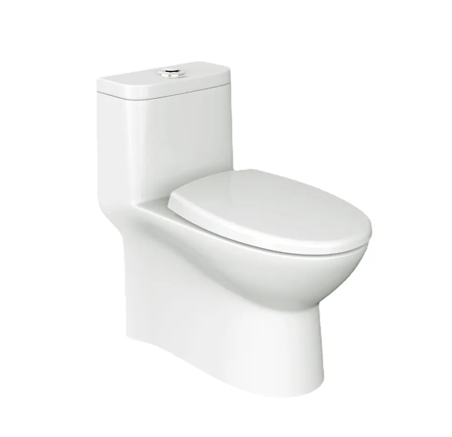 JOMOO peralatan sanitasi mudah membersihkan satu bagian kamar mandi WC sifon Toilet lembut tutup mangkuk Toilet keramik