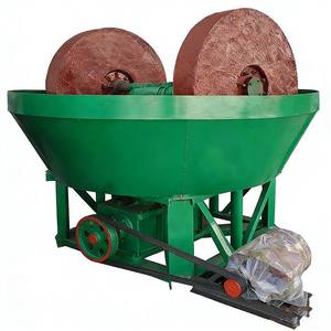 מכונת טחינת עפרות זהב, ציוד כריית זהב בעל יעילות גבוהה, טחנת פאן רטובה להפקת זהב ועיבוד זהב - Product Image 3