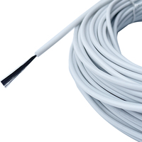 Câble chauffant infrarouge en caoutchouc de silicone fil chauffant en fibre de carbone résistant aux hautes températures