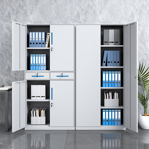 Đầy đủ chiều cao văn phòng Kim Loại tủ với 2 ngăn kéo, thép lưu trữ Tủ hồ sơ - Product Image 4