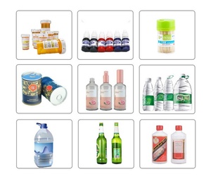 Machine d'étiquetage automatique haute vitesse de table pour bouteilles rondes avec impression, application et inspection pour bocaux en verre, canettes et ampoules - Product Image 6